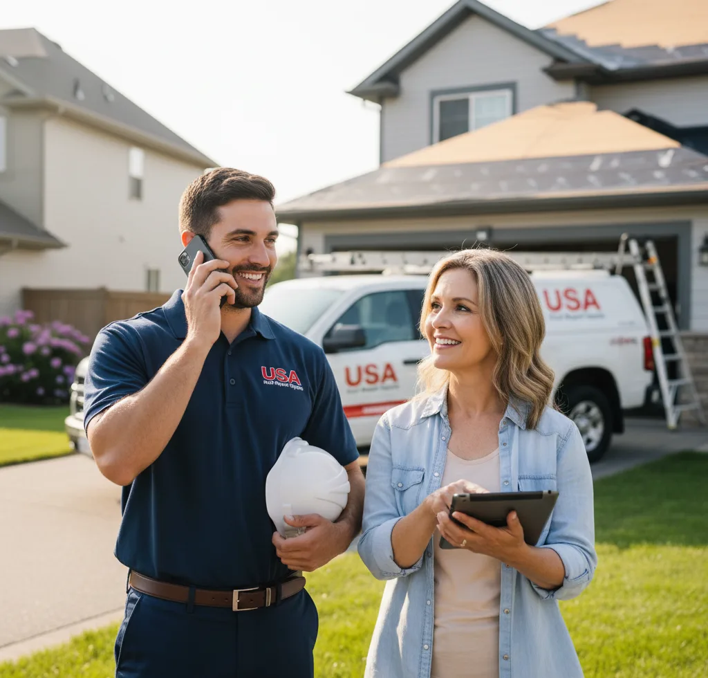 USA Roof Repair Experts customer support in Sublimity